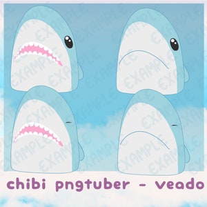 Mignon Simple Sharkie - VeadoTuber - Tuber PNG préfabriqué