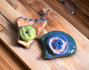 Ceramic Incense Holder, Ceramic Incense Burner, Colorful Incense Holder, Handmade Incense Stick Holder, Incense Dish.