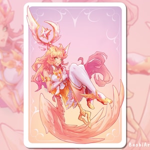 League of Legends  | Prestige Star Guardian Soraka | Art Poster Print A5 A4