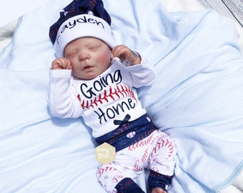 baby boy personalized coming home outfit