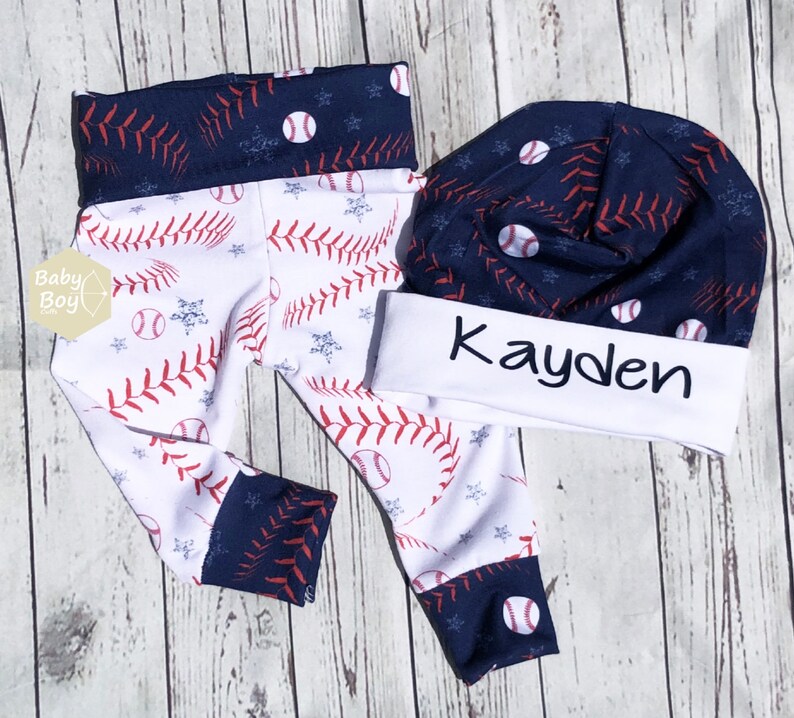 Baseball Newborn Coming Home Outfit Baby Boy Coming Home Etsy