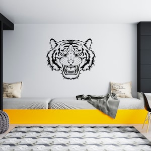 Tiger Wall Decal  Tiger Wall Sticker  Tiger Wall Decor SG305