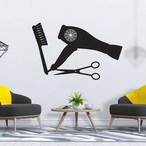 Friseur Wand fensteraufkleber Aufkleber Friseur Haarstylisten Schere Barber Shop Beauty Salon SG655