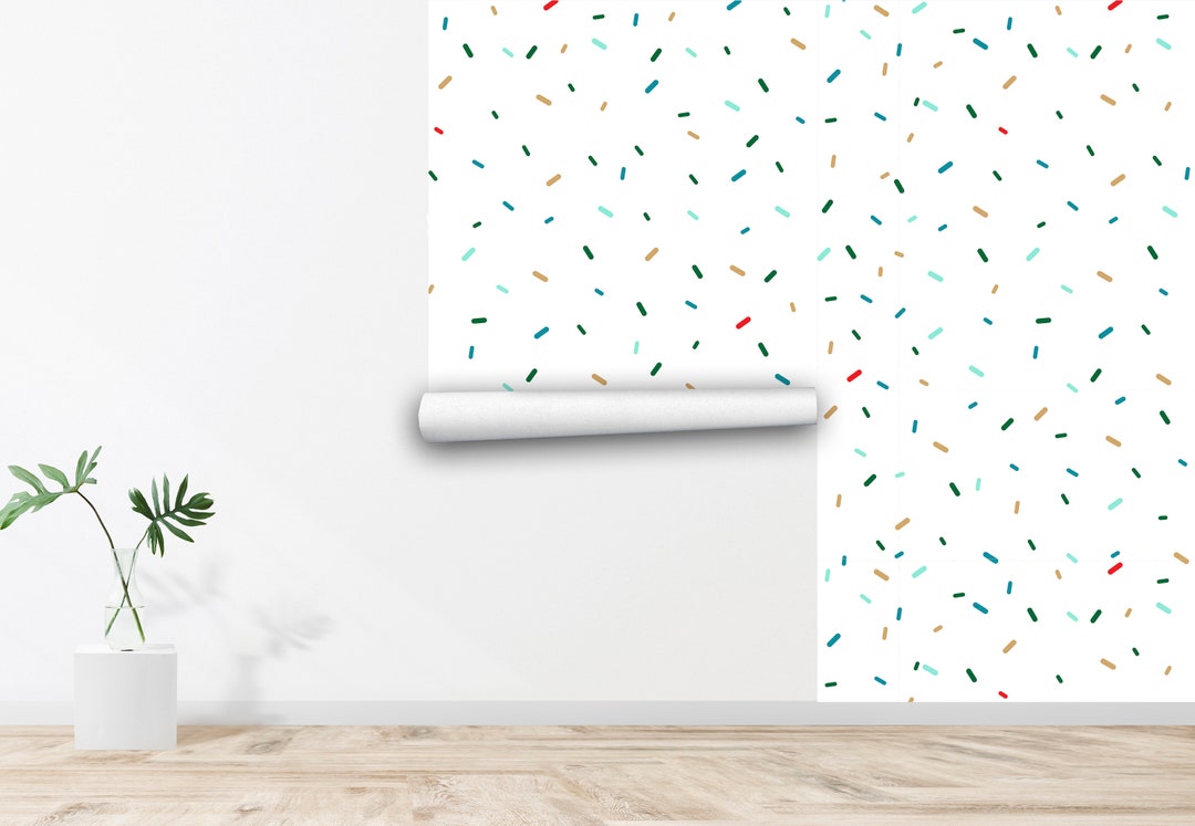 Confetti Wall Decals - Sprinkles Wall Decal Set, Peel and Stick Wall ...