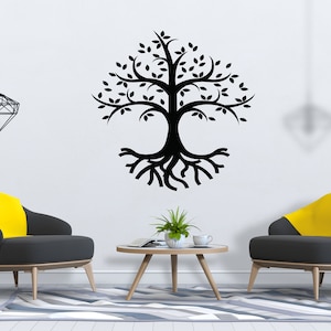 Tree of Life Wall Decal Tree Roots Branch Wall Art SG2293