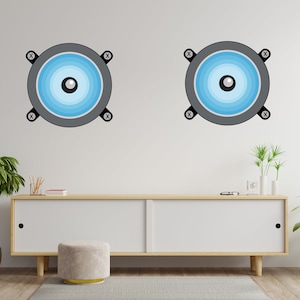 Altoparlante audio Decal Wall Art music amp tool Wall Decals Audio Wall Art Music Gifts Wall Sticker Decor 1016EZ