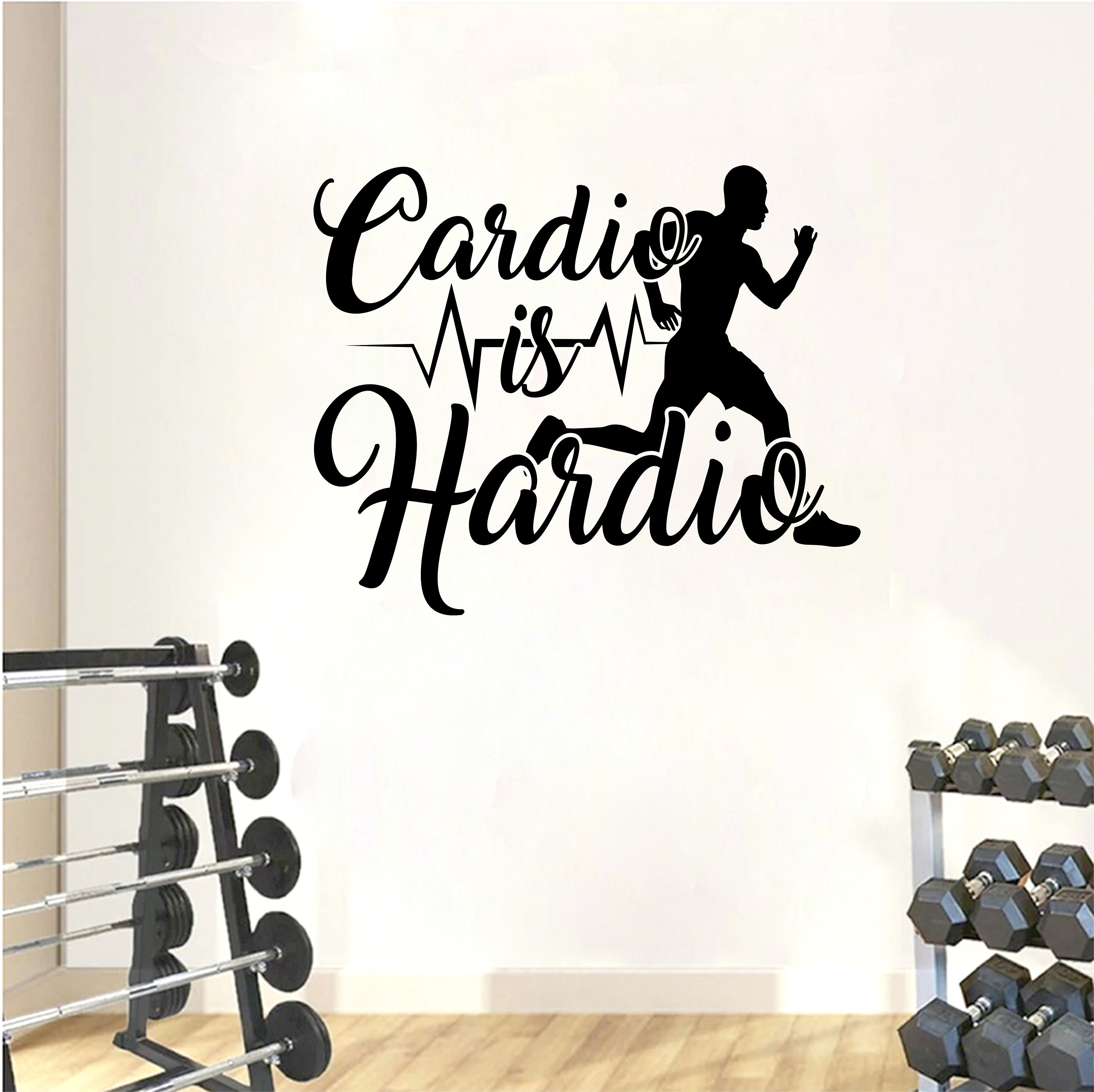 Fitness Wall Decal Workout Wall Decal Gym Wall Decor Etsy UK