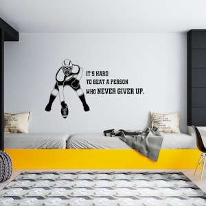 American Football Wall Decal  Football Player Wall Decal  Sports Wall Décor SG85
