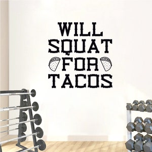 Fitness Wall Decal  Workout Wall Decal  Gym Wall Decor  Motivational Quote Wall Decal SG 951