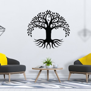 Tree of Life Wall Decal Tree Roots Branch Wall Art SG2317