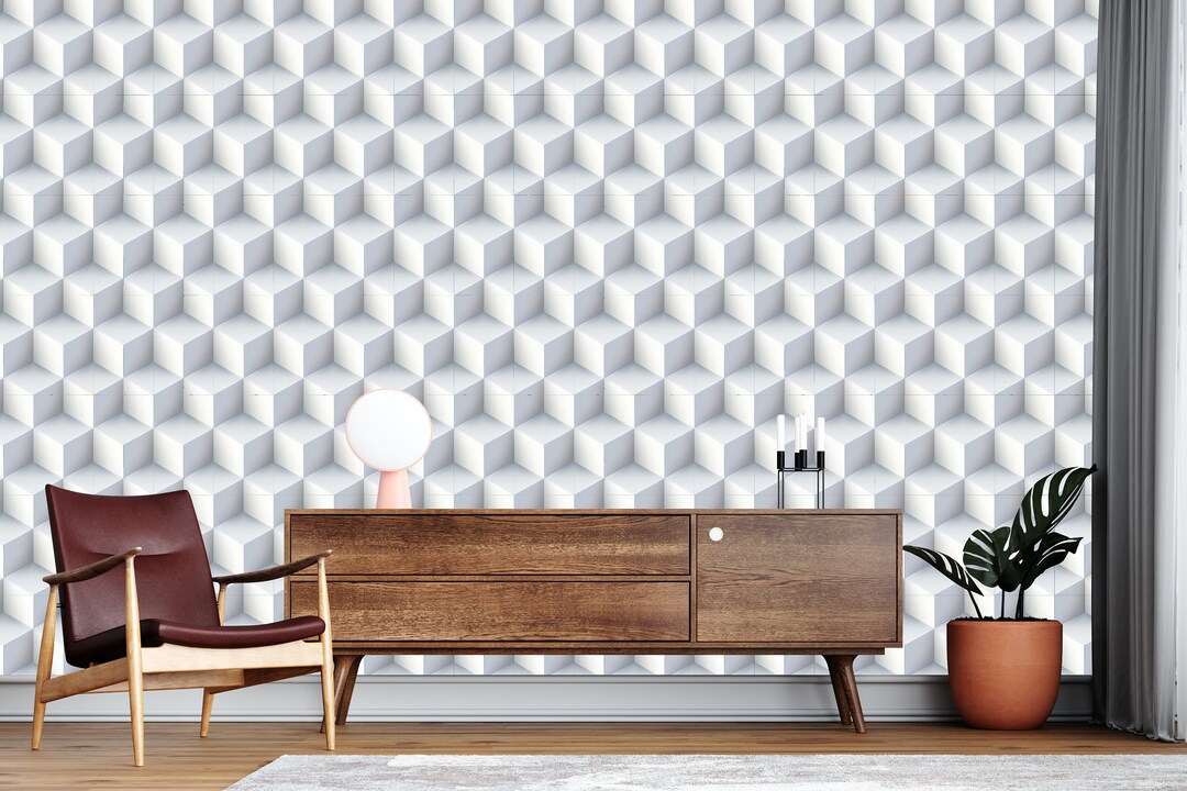 3d Wallpaper Abstract Wallpaper 3d Pattern Fabric Seamless - Etsy