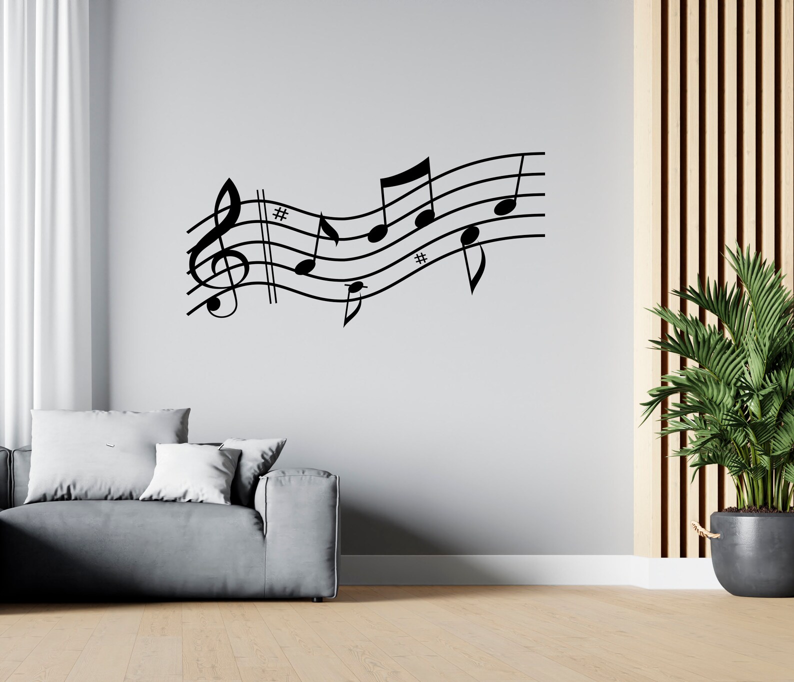 Music Wall Decal Music Notes Wall Decor Musician Wall Sticker | Etsy