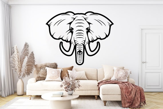 Wanddeko Tiere Wanddeko Wanddeko, Elefant Elefant Elefant Wandtattoo, 525EZ Wal Wandtattoo