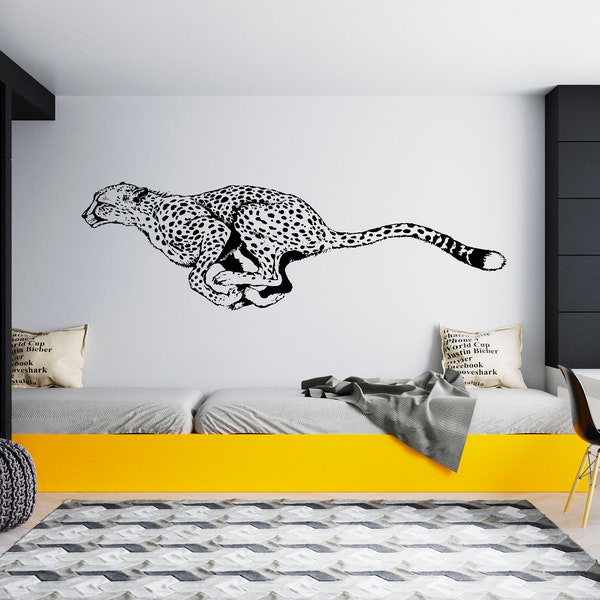 Leopard Wall Decal Etsy