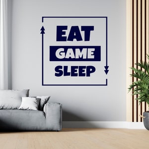 Gamer Wall Decal Jeux vidéo Wall Sticker Controller Wall Decor pour garçons SG2268