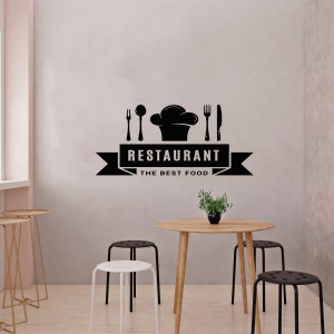 Wall Decal for Restaurant Food Wall Decal Restaurant Decoration SG 1647