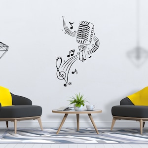 Music Wall Decal Music Notes Wall Decor Musician Wall Sticker SG1595