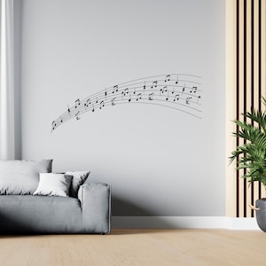 Music Wall Decal Music Notes Wall Decor Musician Wall Sticker SG1928