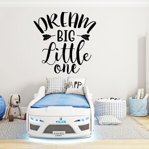 Dream Big Little One, KinderZimmer Wandtattoa, Kinder Wandtatto, KinderZimmer Wanddeko, KinderZimmer Wanddeko 262EZ