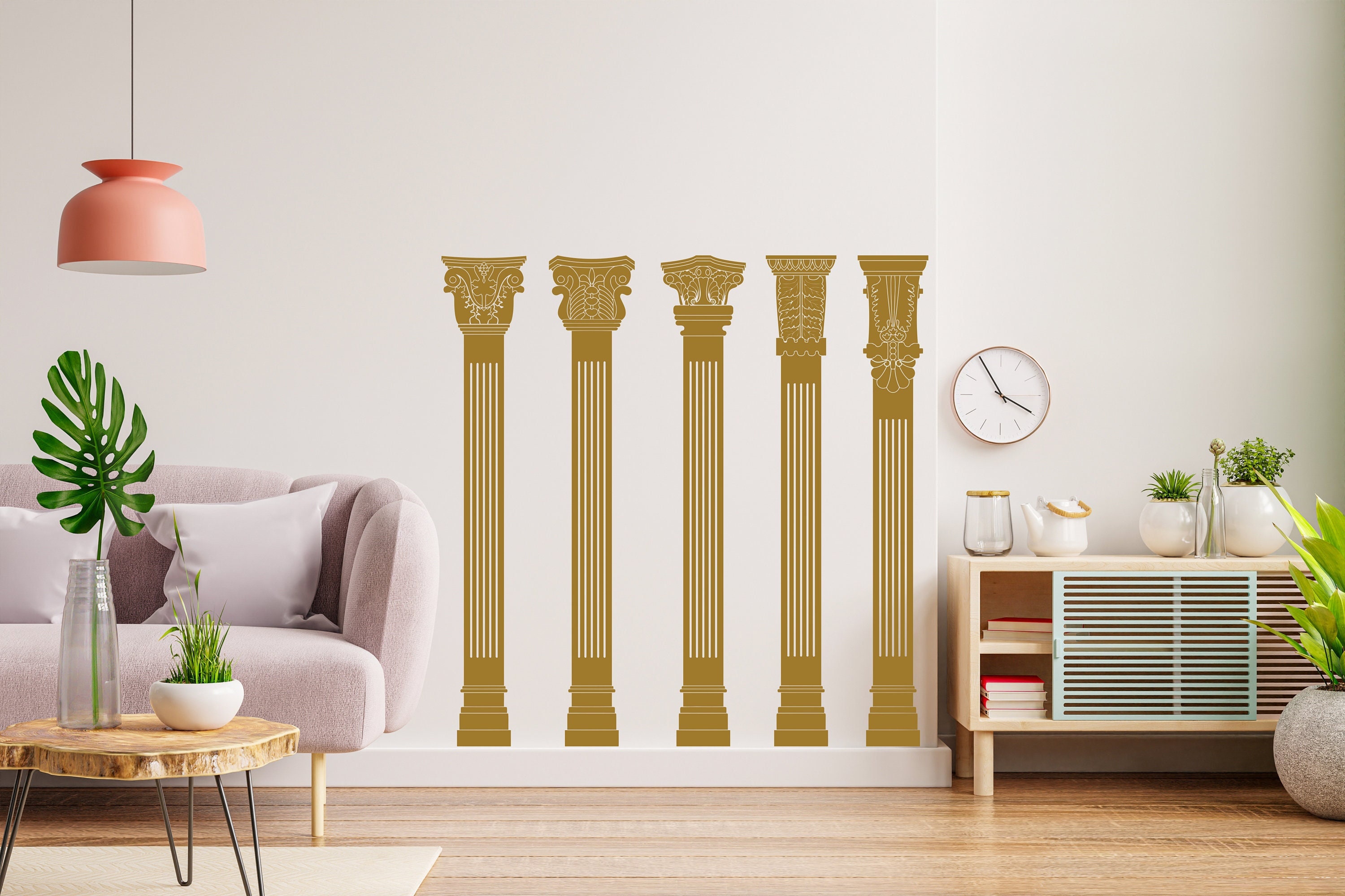 DecoPalace European Beam Wall Stickers Roman Column Decals For