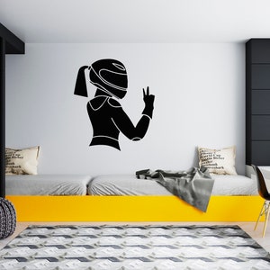 Motocross Wall Decal Dirt Bike Rider Wall Sticker Motorcycle Wall Decor SG 1981