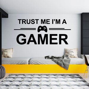 Gamer Wandtattoal Videospiele Wandsticker Controller Wanddeko für Jungen SG1810