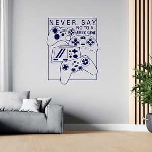 Gamer Wall Decal Jeux vidéo Wall Sticker Controller Wall Decor pour garçons SG2289