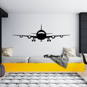 Airplane Wall Decal  Aircraft Wall Sticker  Airplane Wall Decor  Decals for Boys  SG352