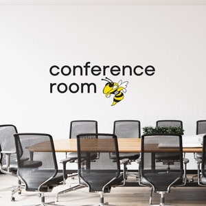 Office Wall Decal, Office Wall Decor, Office Decals, Office Wall Art, Office Quote Bee Conference Room Custom