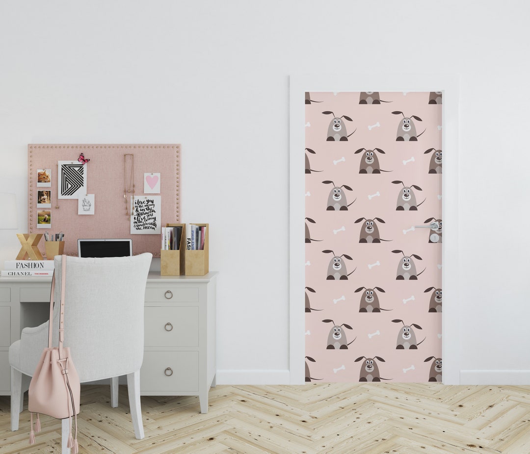 Door Decal Dog Door Decal Dog Door Art Dog Door Stickers Nursery Decor