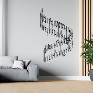 Music Wall Decal Music Notes Wall Decor Musician Wall Sticker SG1920