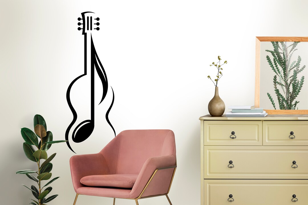 Music Wall Decor Notes Vinyl Music Wall Art Music Wall Decal Music Notes Wall Decor Musician