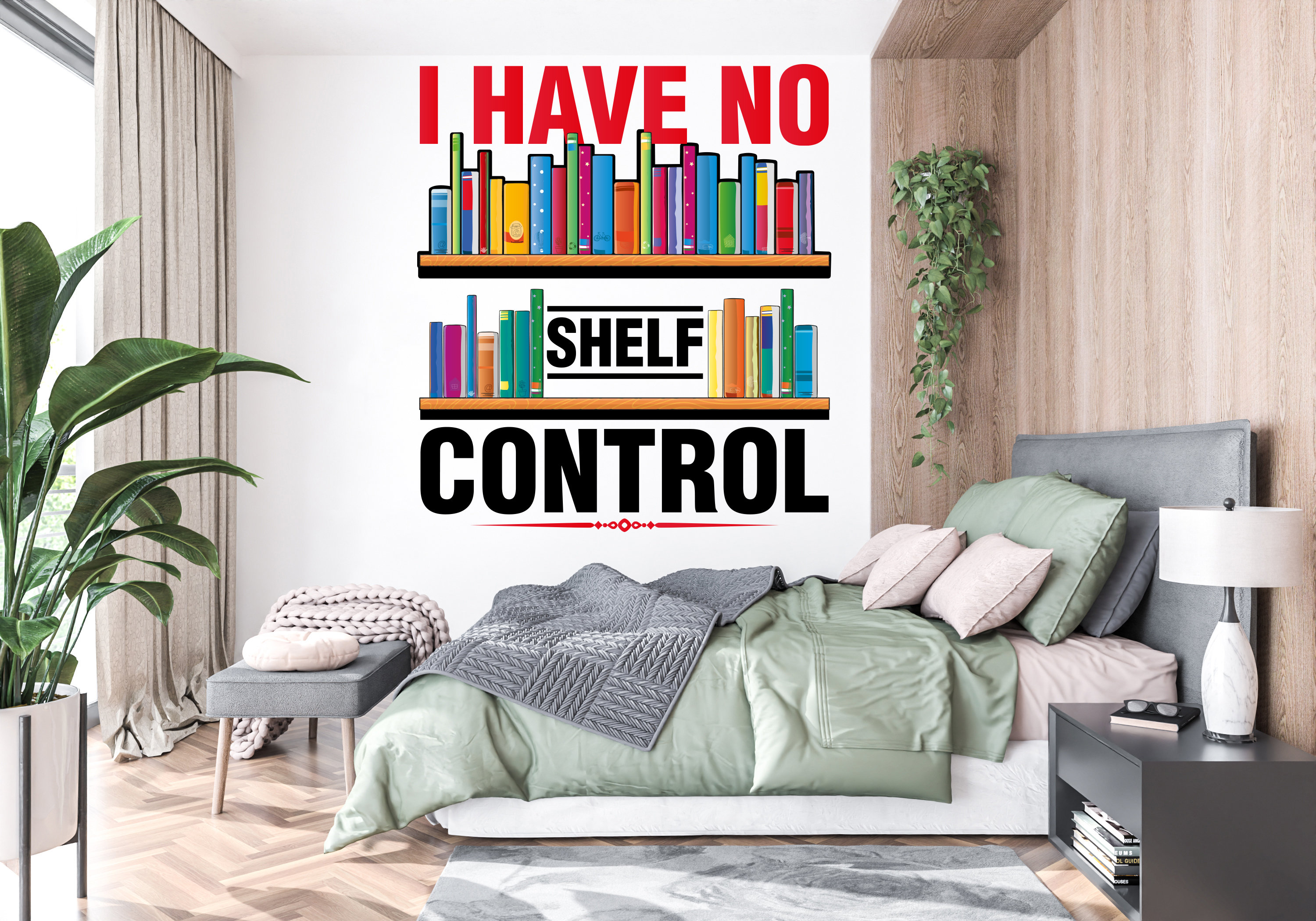Book - I Have No Shelf Control - Vinyl Decal Sticker – cottage + crown