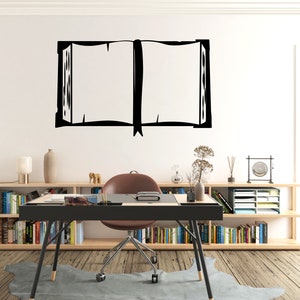 Books Wall Decal  Reading Wall Decal  Library Wall Decal  Book Quote Wall Decal 959EZ