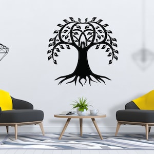 Arbre de vie Mur Décalcomanie Racines d’arbres Branche Mur Art SG2294