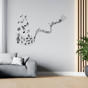 Music Wall Decal Music Notes Wall Decor Musician Wall Sticker SG1936