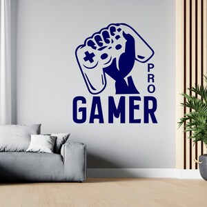 Gamer Wall Decal Jeux vidéo Wall Sticker Controller Wall Decor pour garçons SG2252