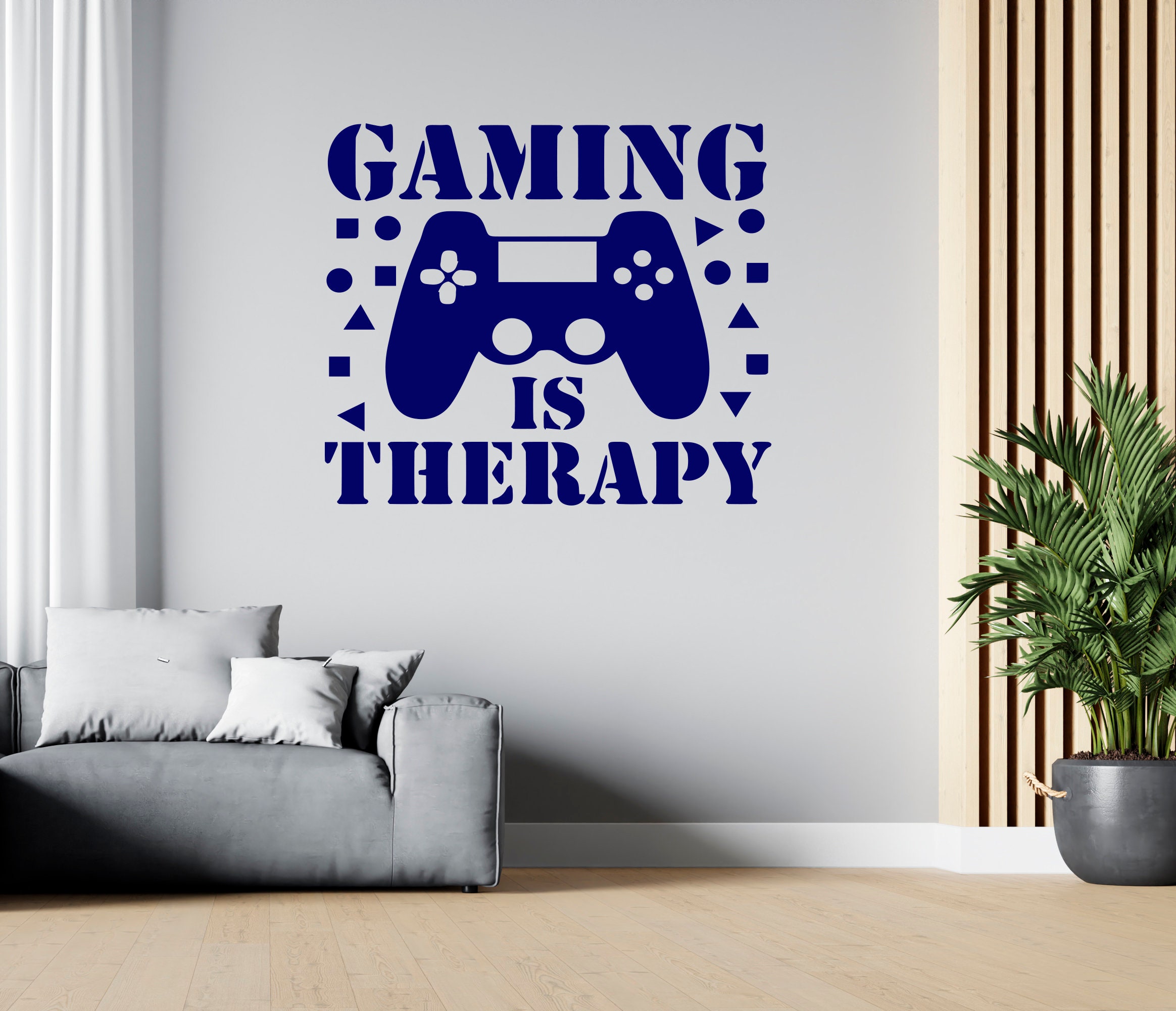 Gamer Wall Decal Video Games Wall Sticker Controller Wall Etsy UK