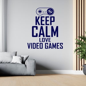 Gamer Wall Decal Jeux vidéo Wall Sticker Controller Wall Decor pour garçons SG2282