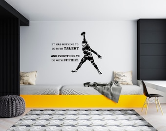 Those Who Don't Jump Will Never Fly – Track & Field Running Quote Wall Decal, 25x30 Inch, Custom Colors