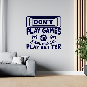 Gamer Wall Decal Video Games Wall Sticker Controller Wall Decor for Boys  SG2263