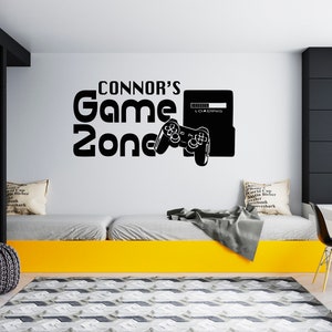 Gamer Wall Decal Video Games Wall Sticker Controller Wall Decor for Boys  SG1807