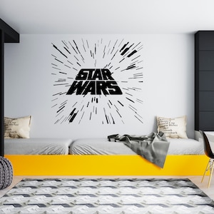 Star Wars  Wall Decor  Star Wars Wall Decal Star Wars Wall Sticker SG40
