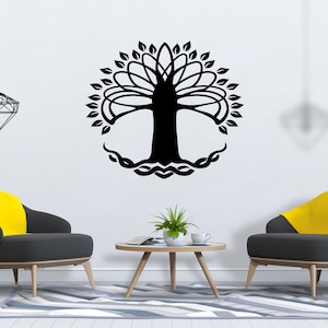 Tree of Life Wall Decal Tree Roots Branch Wall Art SG2291