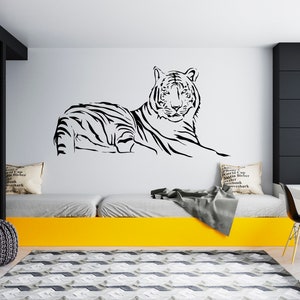 Tiger Wall Decal  Tiger Wall Sticker  Tiger Wall Decor SG309