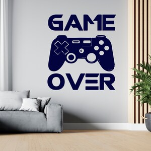 Gamer Wall Decal Jeux Vidéo Wall Sticker Wall Controller Wall Decor pour garçons SG2244