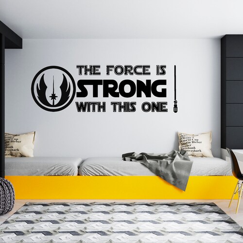 Star Wars Wall Decor Star Wars Wall Decal Star Wars Wall Etsy