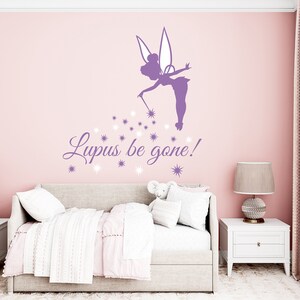 Personalized Name Wall Decal  Tinkerbell Wall Decal  Custom Name Wall Decal  Decal for Nursery 1702EZ