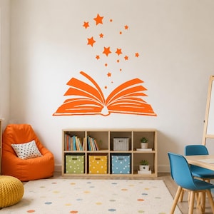 Books Wall Decal  Reading Wall Decal  Library Wall Decal  Book Quote Wall Decal SG417