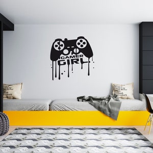 Gamer Wall Decal Video Games Wall Sticker Controller Wall Decor for Boys  SG1819